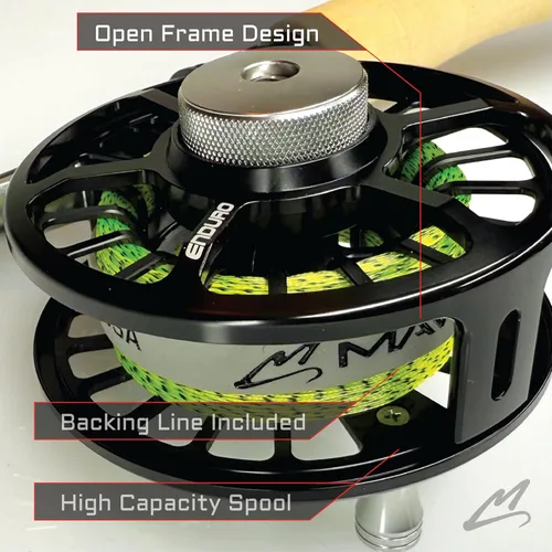M avrk Carretes de pesca con mosca