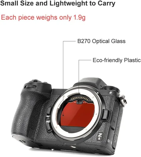 Miniatura 3 de Kase Kit de filtro de clip 4 en 1 (MCUV/ND64/ND1000/Noche Neutral) para cámaras Nikon Z Mount Z5 Z6 Z6II Z6III Z7 Z7II Z8 Z9 Zf, vidrio óptico