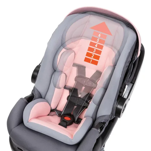 Miniatura 9 de Baby Trend Asiento de coche infantil Secure-Lift, color rosa Madrid Madrid Rosa