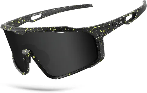 Ukoly Gafas de sol para ciclismo, correr, béisbol, pesca y golf para hombres y mujeres, gafas de sol deportivas con lente HD UV400 de 620