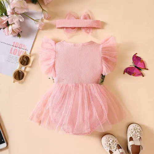 Miniatura 17 de Mameluco para bebé y niña, ropa floral para el verano, traje de verano