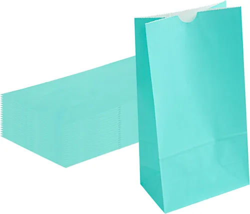 Miniatura 40 de Restaurantware Bag Tek - Bolsas de papel de 2 libras, 100 bolsas de almuerzo desechables, pequeñas para almuerzos, sándwiches y aperitivos, bolsas