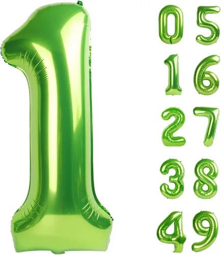 Miniatura 181 de Globo de cumpleaños número 4 dorado de 40 pulgadas, globos gigantes del número cuatro 14 24 34 40 44 2024, globos grandes de lámina de mylar para Oro