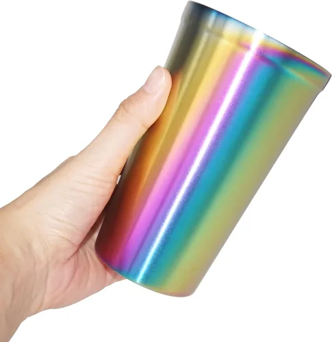 Miniatura 4 de Youda Vasos aislados de acero inoxidable de doble pared (juego de 2) apilables, taza de café/taza de té/vasos de cerveza enfriadores, ideales