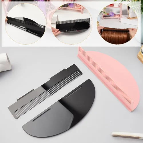 Miniatura 3 de Nuogo 2 Piezas Soporte para Extensiones de Cabello Soporte de Exhibición Organizador de Extensiones Acrílicas Ligero Portátil Almacenamiento Soporte