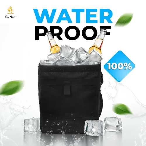 Miniatura 3 de EcoNour Bolsa de basura plegable para automóvil, bolsa de basura y bote de basura impermeable para automóvil, a prueba de fugas, respaldo de asiento
