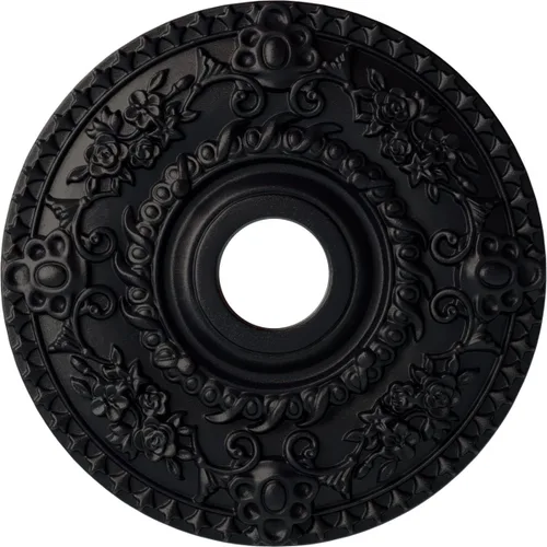 Miniatura 61 de Ekena Millwork CM18RORUS Medallón de techo de rosa, 18.0 in de diámetro exterior x 3.5 in de diámetro interior x 1.4 in de diámetro interior x 1.4
