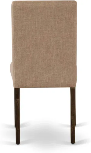 Miniatura 13 de East West Furniture I3AB5-747 - Juego de mesa de comedor de 5 piezas para 4 personas, incluye una mesa de cocina redonda con pedestal y 4 sillas
