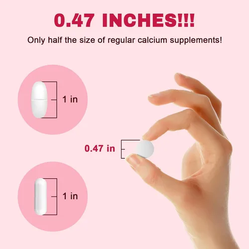 Miniatura 4 de Citrato de calcio de 1200 mg con suplemento de vitamina D3 para mujeres y hombres, calcio y magnesio zinc D3 para la salud de los músculos óseos
