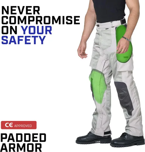 Miniatura 5 de WICKED STOCK Pantalones de moto de malla - Armor CE Level 2 Pantalones de motocross