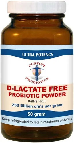 Miniatura 2 de Custom Probiotics Polvo de probióticos sin D-lactato (1.76 oz)