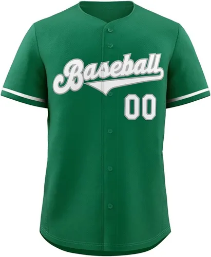 Miniatura 21 de Camisetas de béisbol personalizadas para hombres, mujeres, niños, camisetas con botones, personalizadas, número de nombre impreso o cosido
