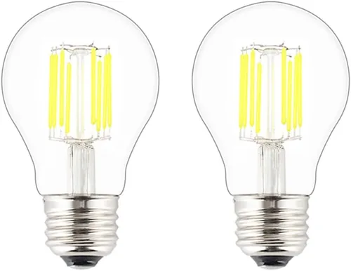 Miniatura 9 de Bombilla LED de entrada de bajo voltaje de 12 V-24 V, estilo clásico A19 (A60), 6 W 600 lm, regulable con atenuador PWM de 12 V CC, lámpara de base