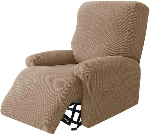 Miniatura 19 de Konsilsa Fundas para sofá reclinable de 1/2/3/4 plazas, funda elástica para sillones reclinables, funda para sillón reclinable, funda Tela 1-22