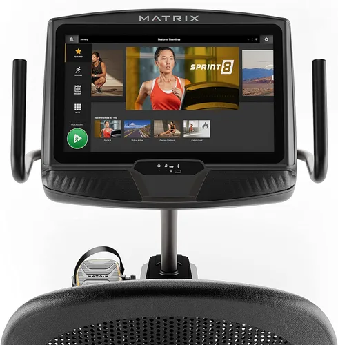 Miniatura 6 de Matrix Fitness R50 Recumbent Bike Club-Quality Dual Form Frame, Comfort Arc Seat Quiet Exact Force Induction Brake Recovery Rides, Low-Impact