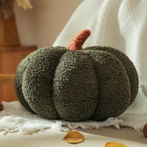 Miniatura 8 de YRXRUS Almohadas de calabaza, almohadas de calabaza de Halloween, almohada en forma de blanco para decoración de habitación de otoño, almohada