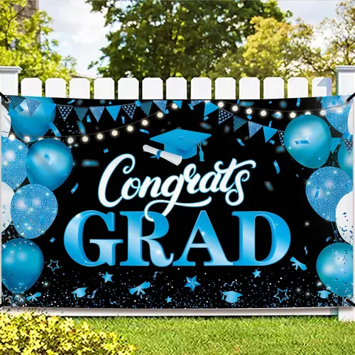 Miniatura 13 de KatchOn, Cartel de fotos de graduación de felicitaciones – Xtralarge, 72 x 44 pulgadas Cartel de fotos personalizado de graduación Fondo