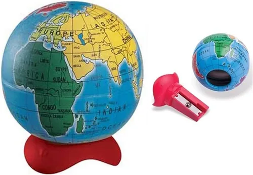 Miniatura 4 de Maped Globe - Sacapuntas de 1 agujero, accesorio de escritorio compacto, afilado preciso, herramienta educativa, diseño atractivo y eficiente