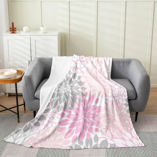Miniatura 9 de Lake House Flannel Blanket,Hand Drawn Lake Mountain Scenery Fleece Blankets for Kids Girls Boys Adult Room Decor,Rustic Farmhouse Blankets Lake