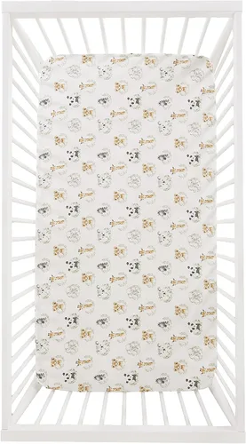 Miniatura 2 de Levtex Baby - Sábana bajera ajustable para cuna Mozambique - Se adapta a colchones estándar para cuna y niños pequeños - Photo Op - Gris, carbón
