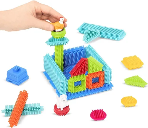 Miniatura 5 de Juego de bloques Battat Bristle Blocks de 113 piezas