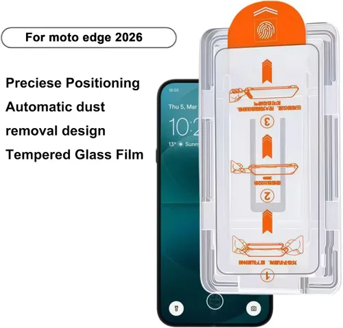 Miniatura 7 de for Motorola Moto Edge 2026 Privacy Screen Protector with Camera Lens Protector, 9H Hardness Anti-Scratch Tempered Glass flim, Auto