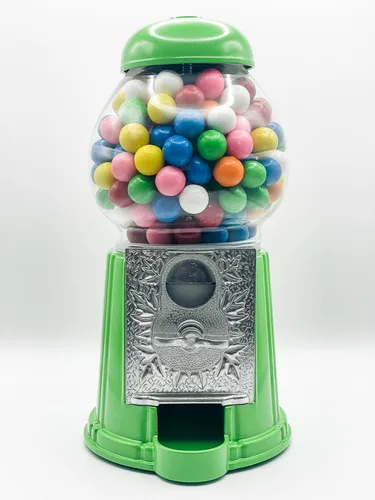 Miniatura 11 de Máquina clásica de chicle/dispensador de dulces, 9 pulgadas - negro