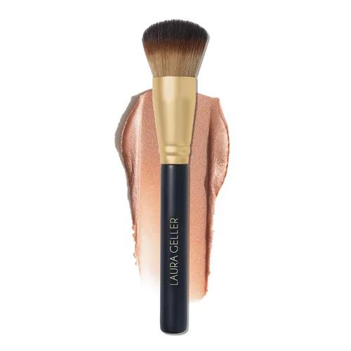 Miniatura 27 de LAURA GELLER NEW YORK - Brocha retráctil con mango de aluminio Kabuki, para todo el maquillaje facial y base para maquillaje facial líquido, crema