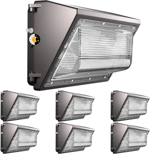Miniatura 14 de Lightdot Paquete de 8 luces LED de pared de 150 W, fotocélula del atardecer al amanecer de 100 a 277 V 22500LM (150Lm/W) 5000K IP65 iluminación