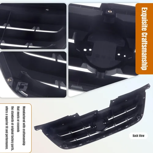 Miniatura 4 de CarPartsDepot Parrilla Rejilla Compatible con Nissan Altima (2002-2004 Altima de 4 Puertas)