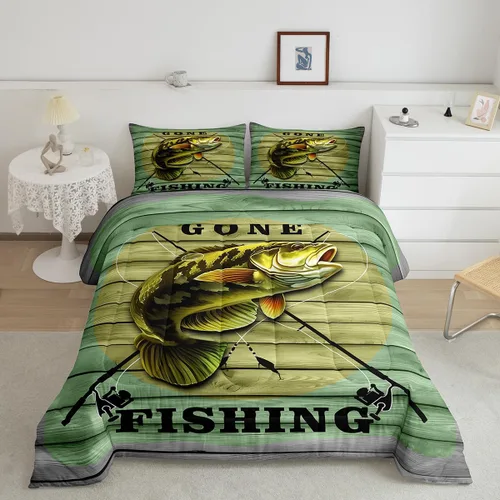 Miniatura 59 de Feelyou Lindo juego de ropa de cama de ajolote para niños y niñas tamaño twin, juego de edredón de salamandra para niños, mujeres y hombres, edredón