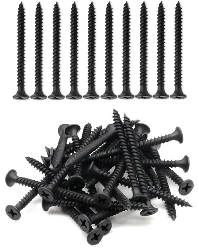 Miniatura 9 de IMScrews 50 tornillos Phillips de cabeza plana #7 x 1-3/4 pulgadas para paneles de yeso, rosca fina, tornillo de madera de punta afilada, acero al