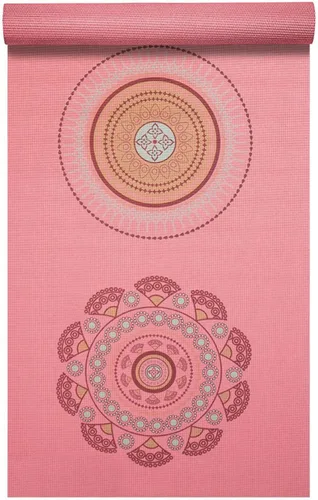 Miniatura 10 de ProsourceFit Alfombrillas de yoga de 3/16" (5 mm) de grosor para mayor comodidad y estabilidad con diseños impresos exclusivos, plumas verde mar