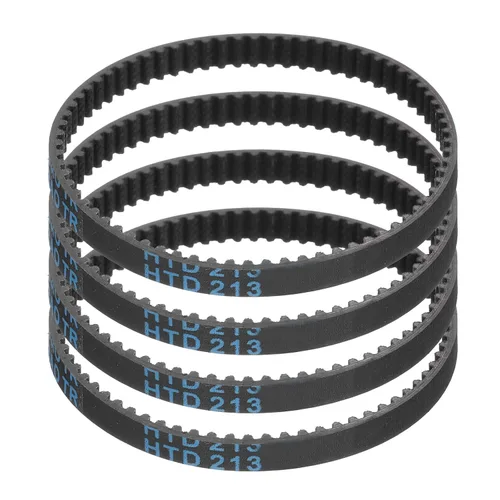 Miniatura 62 de uxcell 4pcs HTD-3M correa dentada de goma 60 dientes, 7.087 in de longitud de paso x 0.236 in de ancho x 0.094 in de altura, correa de distribución