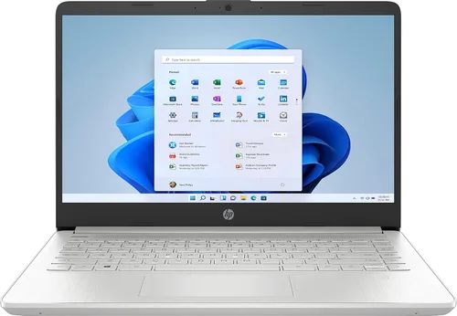 HP - Laptop de 14" - Memoria AMD Ryzen 3-8GB - SSD de 128GB - Plata natural - Modelo 14-fq0033dx