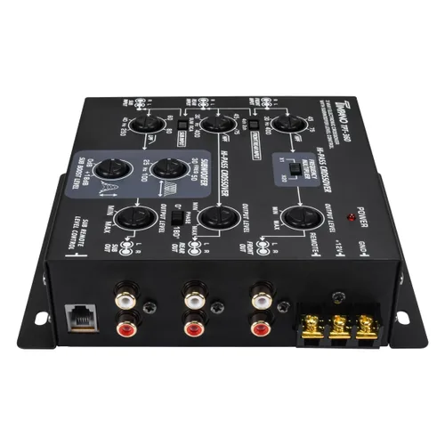 Miniatura 6 de Timpano 3-vías Transmisor electrónico con control remoto de subwoofer y ecualizador TPT-360