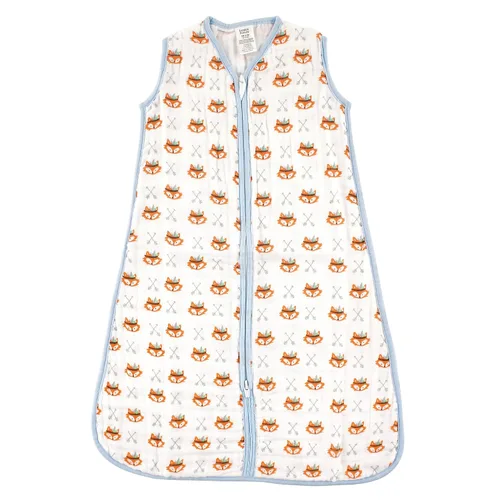 Miniatura 3 de Luvable Friends - Saco de dormir para bebé sin mangas, diseño unisex, Saco de dormir sin mangas de muselina de algodón, 0-6 meses