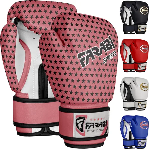 Miniatura 9 de Kids Boxing Gloves for 3-10 Years 4 oz Youth Boxing Gloves Junior Punching Gloves MMA Muay Thai Boys and Girls Training Gloves