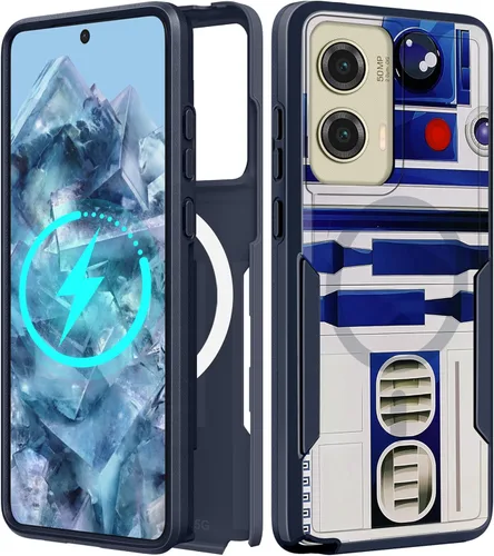 Miniatura 95 de Funda para Moto G 5G 2024 – Compatible con MagSafe para mujeres y niñas, bonita funda protectora magnética para teléfono, diseño femenino Kawaii