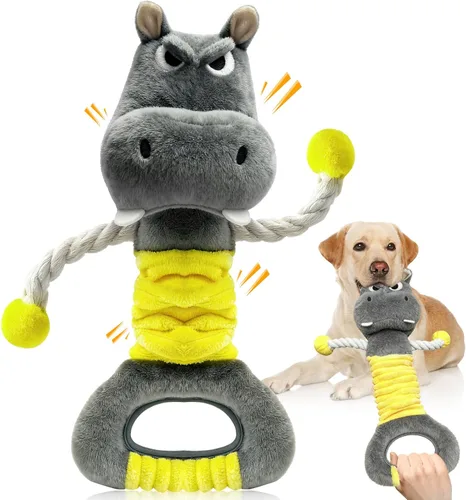 Miniatura 8 de Fuufome Juguetes chirriantes para perros grandes: juguetes duraderos para perros grandes para razas medianas y pequeñas - Juguetes de peluche