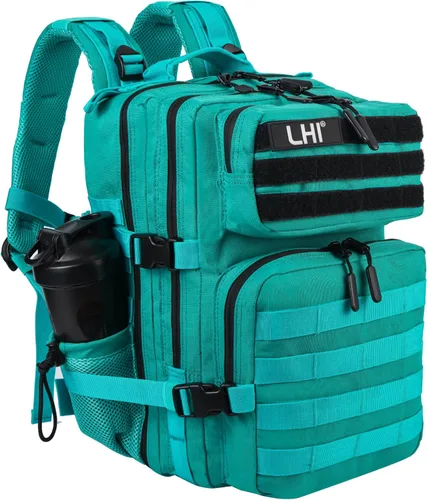 Miniatura 13 de LHI Mochila Militar Táctica para Hombres y Mujeres 25L/35L Mochila de Asalto del Ejército Bolsa Mochila Pequeña con Portabotellas