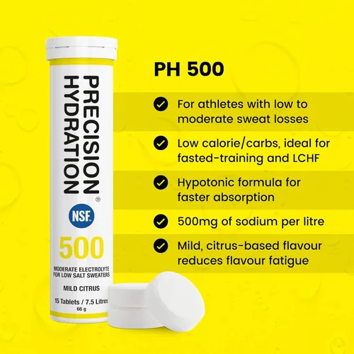 Miniatura 2 de Precision Hydration Tabletas de electrolitos - Tabletas efervescentes de hidratación de múltiples fortalezas - Combate los calambres - Bajas