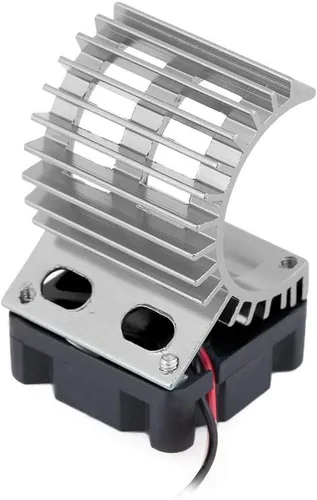 Miniatura 7 de Disipador de calor de motor RC con ventilador de refrigeración, ventilador de enfriamiento de disipador de calor RC para automóvil RC eléctrico a