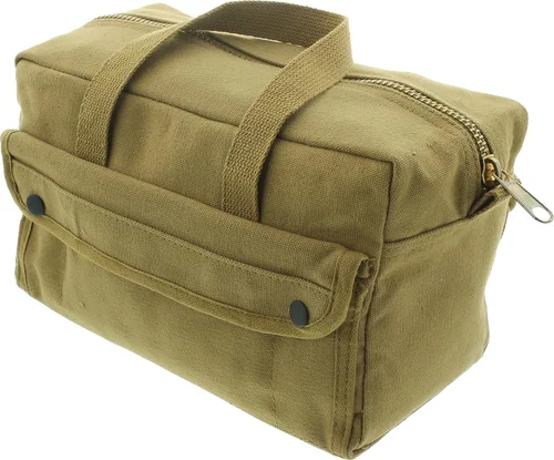 Miniatura 18 de Bolsa de herramientas de lienzo resistente, bolsa de transporte de campo militar, bolsa de almacenamiento de suministro de propósito general