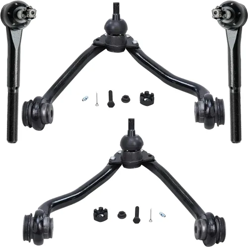 Miniatura 113 de Detroit Axle - Brazos de control superiores traseros para Chrysler 300 Dodge Challenger Charger Magnum, reemplazo del conjunto de brazos de control