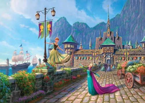 Miniatura 54 de MIGHTYPRINT Disney – La Bella Durmiente – Princesa Aurora y el Príncipe Felipe – Arte de pared duradero de 24 x 17 pulgadas – No hecho de papel