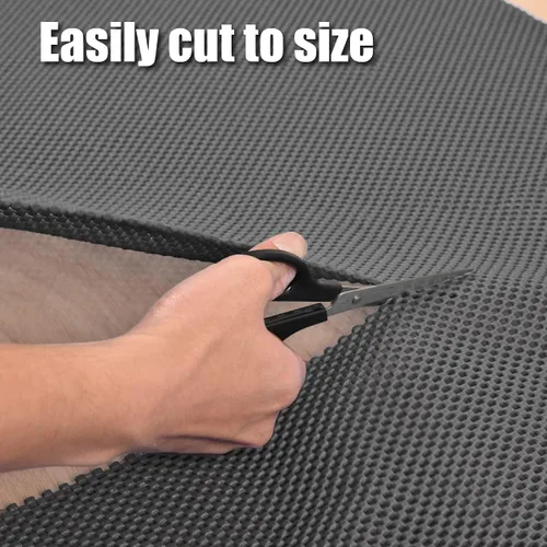 Miniatura 4 de POWERTEC Tapete Antideslizante, Tapetes de Agarre Resistente, 24" x 48" Tapete de Herramientas Antideslizante para Taller, Gabinete, Almohadilla