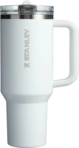 STANLEY Quencher ProTour - Vaso de paja con tapa a prueba de fugas, 40 onzas, popote y asa integrados, compatible con portavasos para viajes, vaso