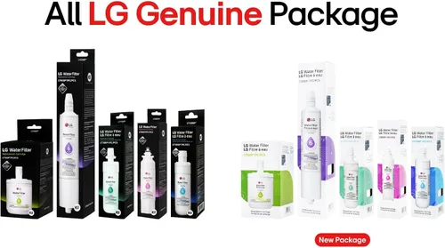 Miniatura 3 de LG LT700P - Filtro de agua de repuesto para refrigerador de 6 meses / 200 galones (NSF42 y NSF53) ADQ36006101, ADQ36006113, ADQ75795103