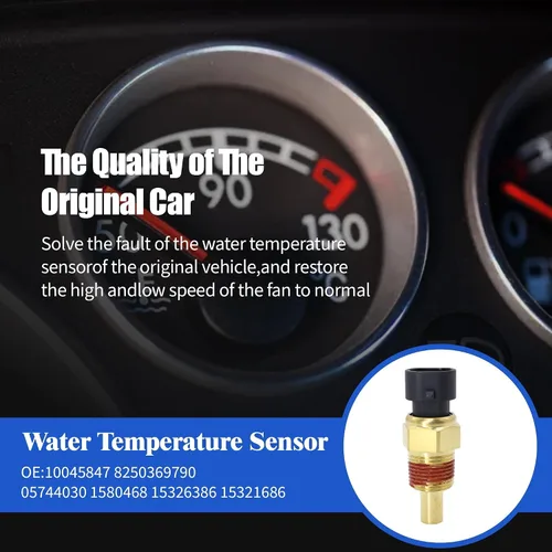 Miniatura 2 de HiSport 12146312 Sensor de temperatura del refrigerante de agua del motor compatible con Acura 1996-1999, Buick 1976-2005, Cadillac 1980-2004